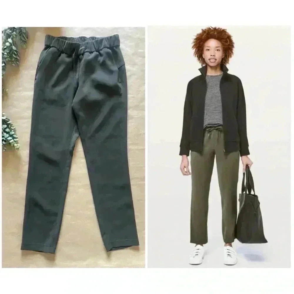 Lululemon On The Fly Pant 28" Olive
Size 2
